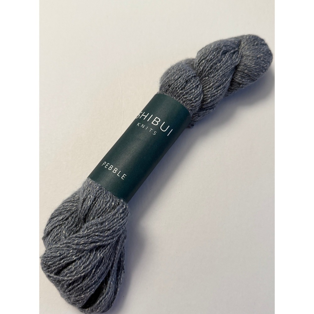 Shibui Knits Pebble Yarn discontinued 224yds Twilight Blue Silk Merino‎ Cashmere